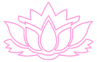 a stylized lotus flower